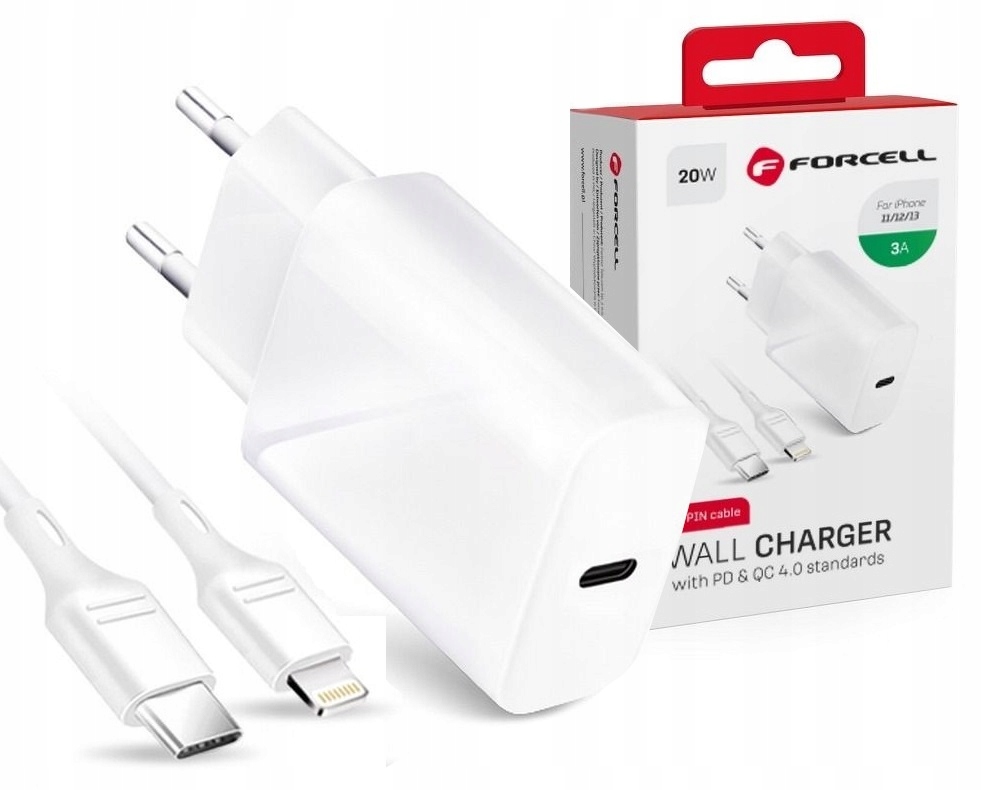 ŁADOWARKA PD 20W QC 4.0 DO IPHONE 14 PRO MAX PLUS
