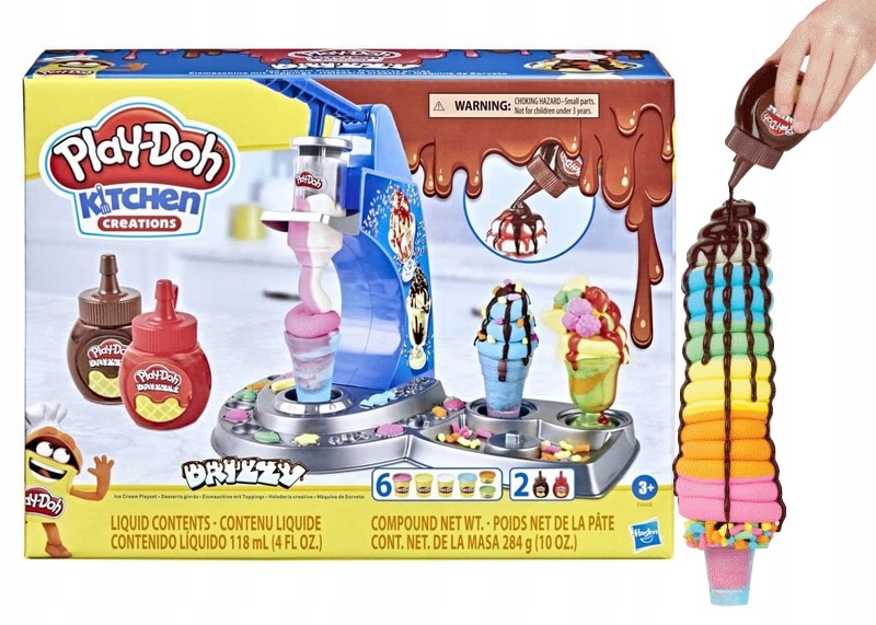 

Play Doh Ciastolina Zestaw Tęczowa Lodziarnia