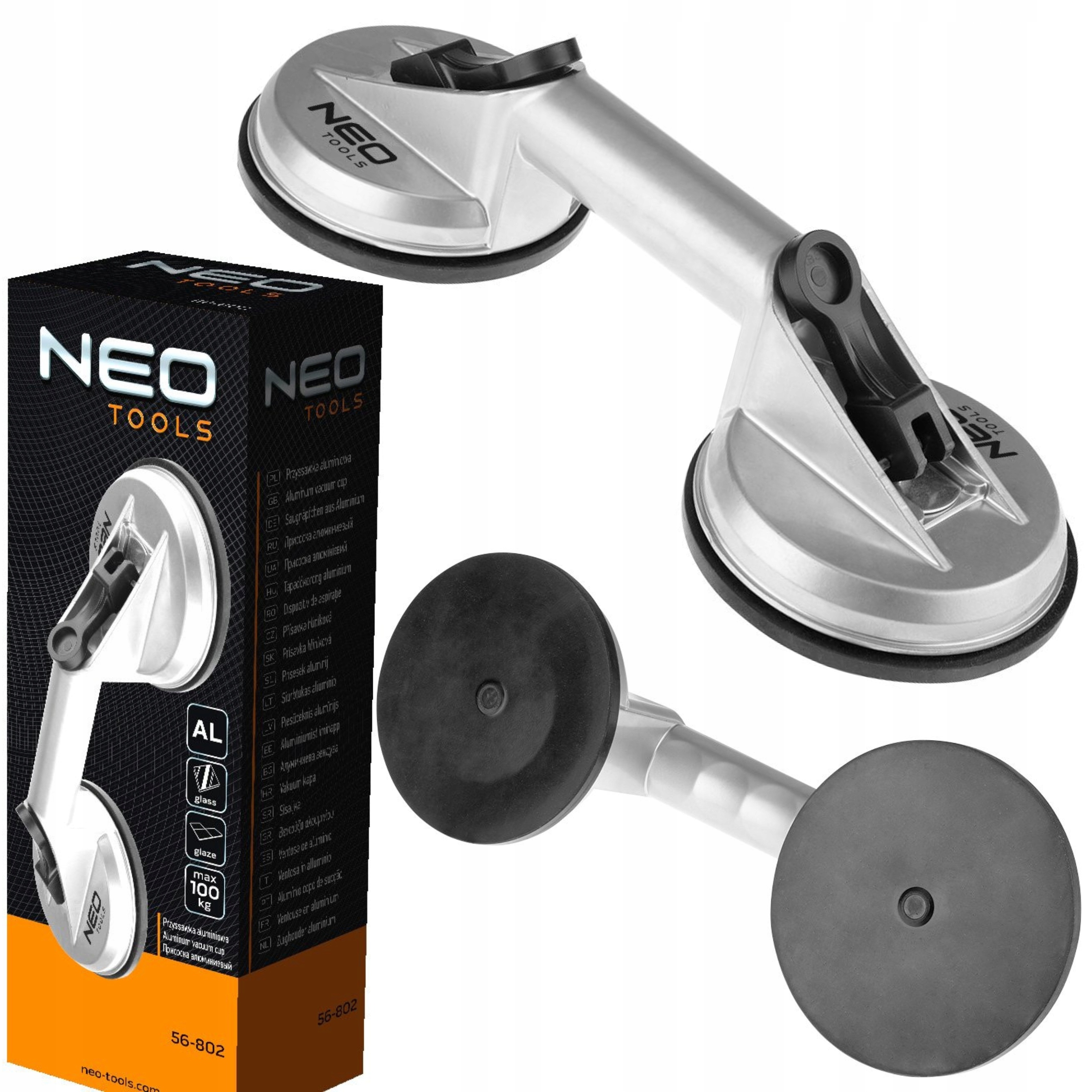 NEO UCHWYT PRZYSSAWKA ALUMINIOWA SZYB BLACH P