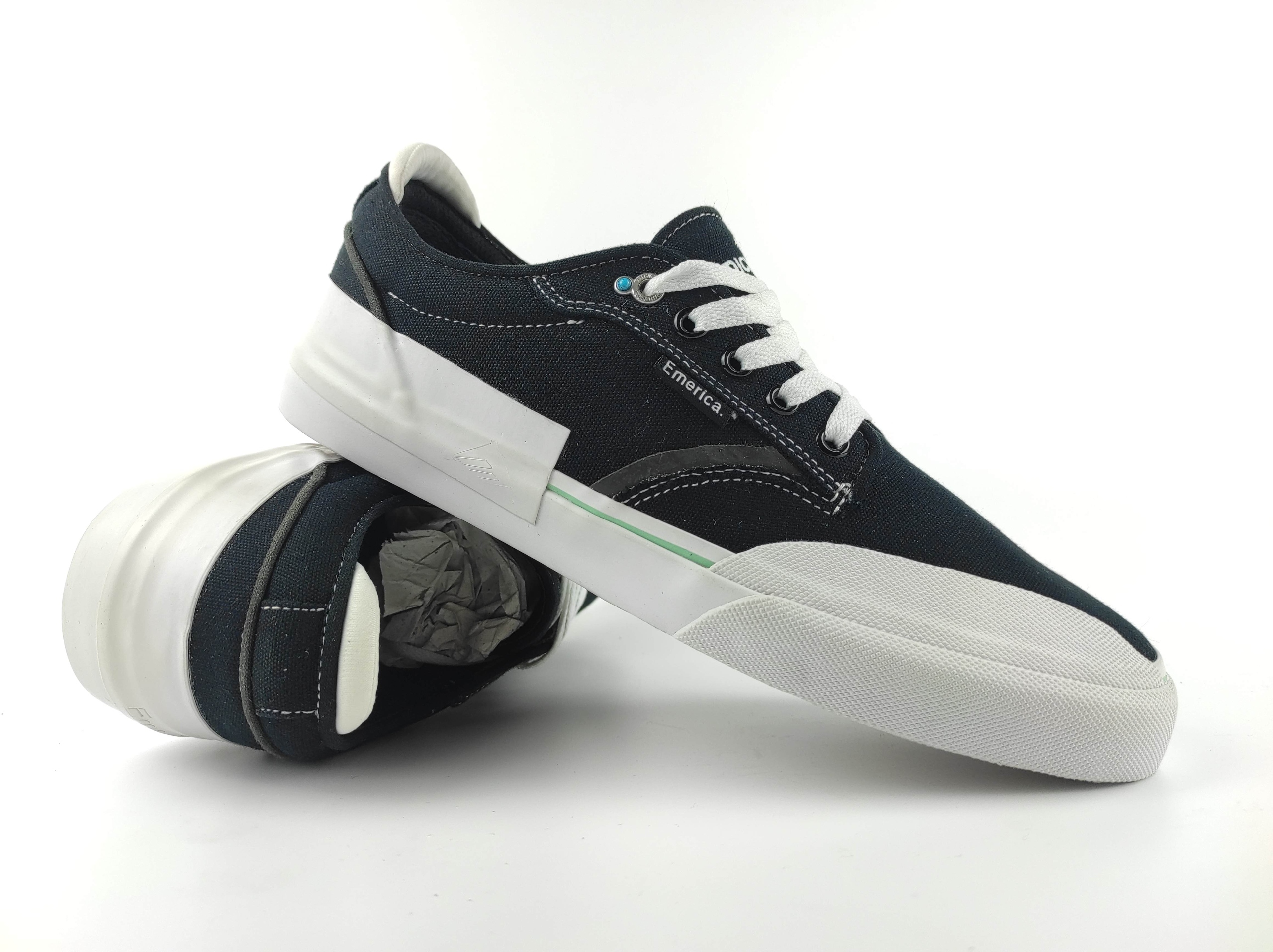 19 Pánské Boty Emerica Dickson Black/white 6102000130-976 Kůže velikost 42