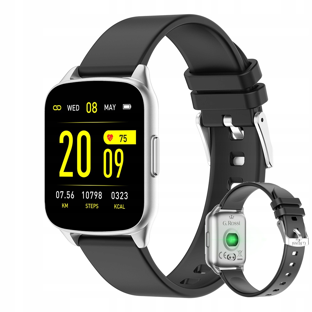 

Smartwatch G. Rossi Tel Sms Bieganie Rower + Box