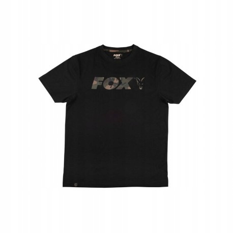 Koszulka Fox Black/Camo Print T-shirt Rozmiar S