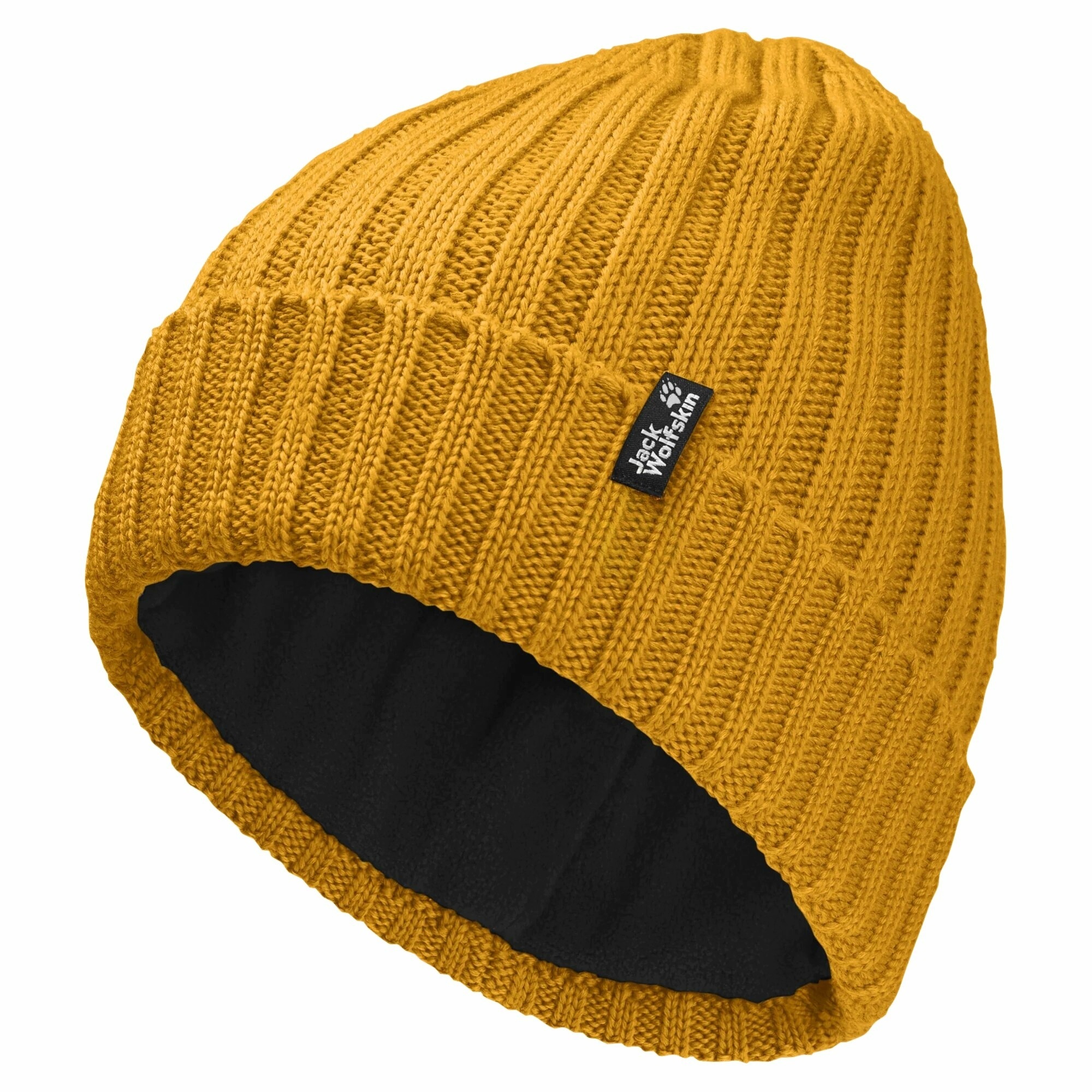 Czapka Jack Wolfskin Rib Knit Beanie burly yellow