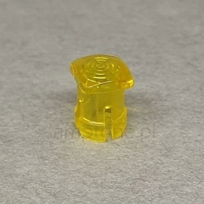 Oprawka LED soczewka 3mm żółta mat