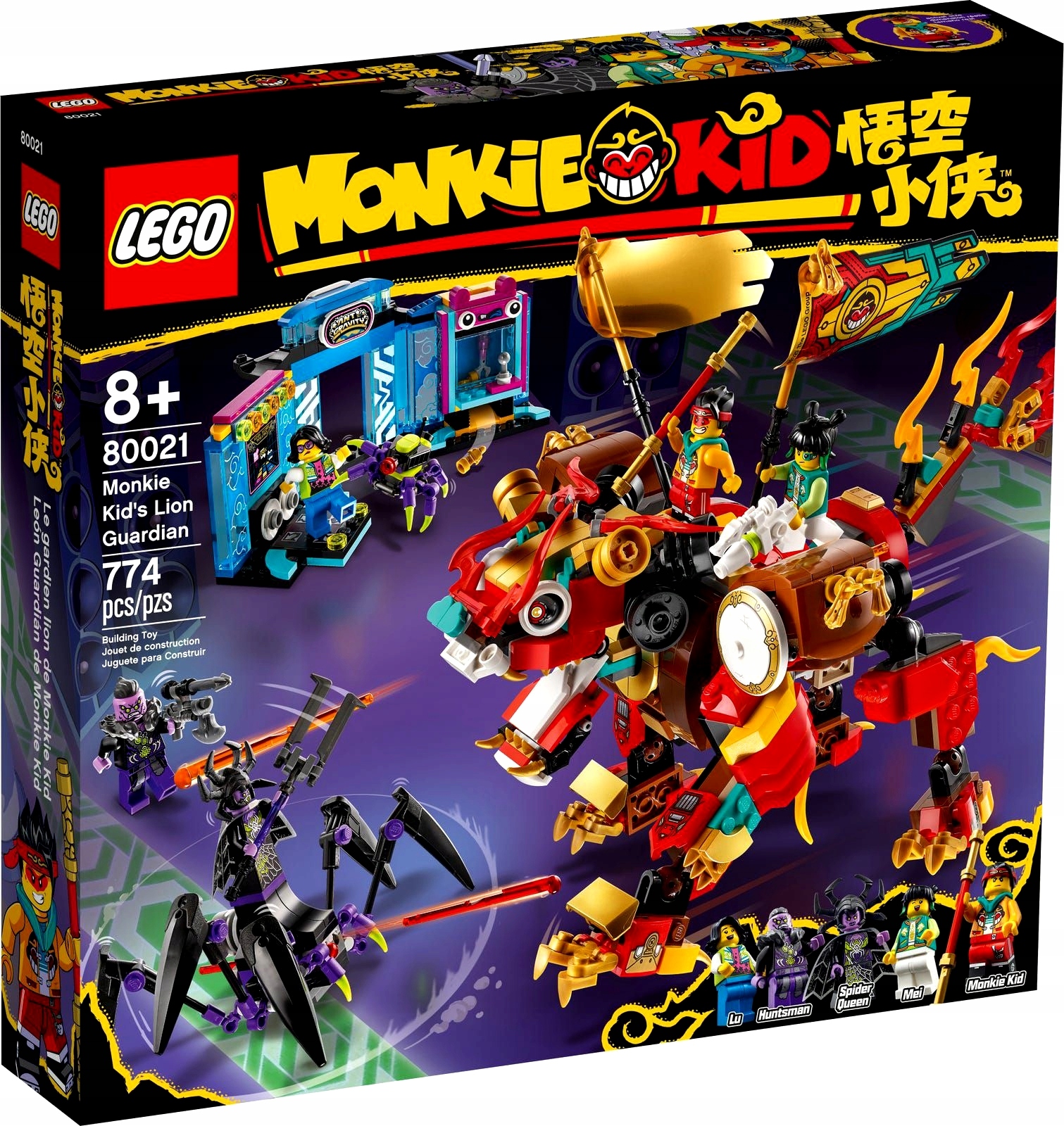 KLOCKI LEGO MONKIE KID LWI STRAŻNIK 80021