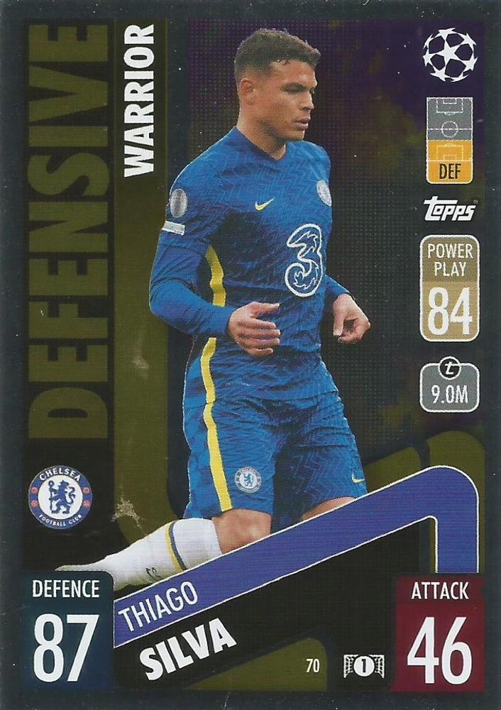 Match Attax 2021/22 70 Thiago Silva Topps