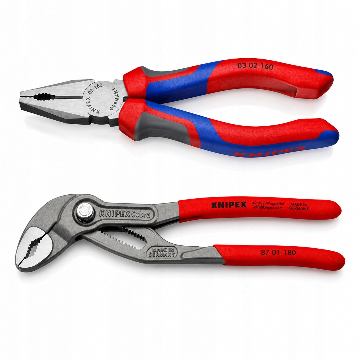 Knipex Pro Box Kleště Na Trubky Cobra 180 Univerzální Kleště 160 Sada