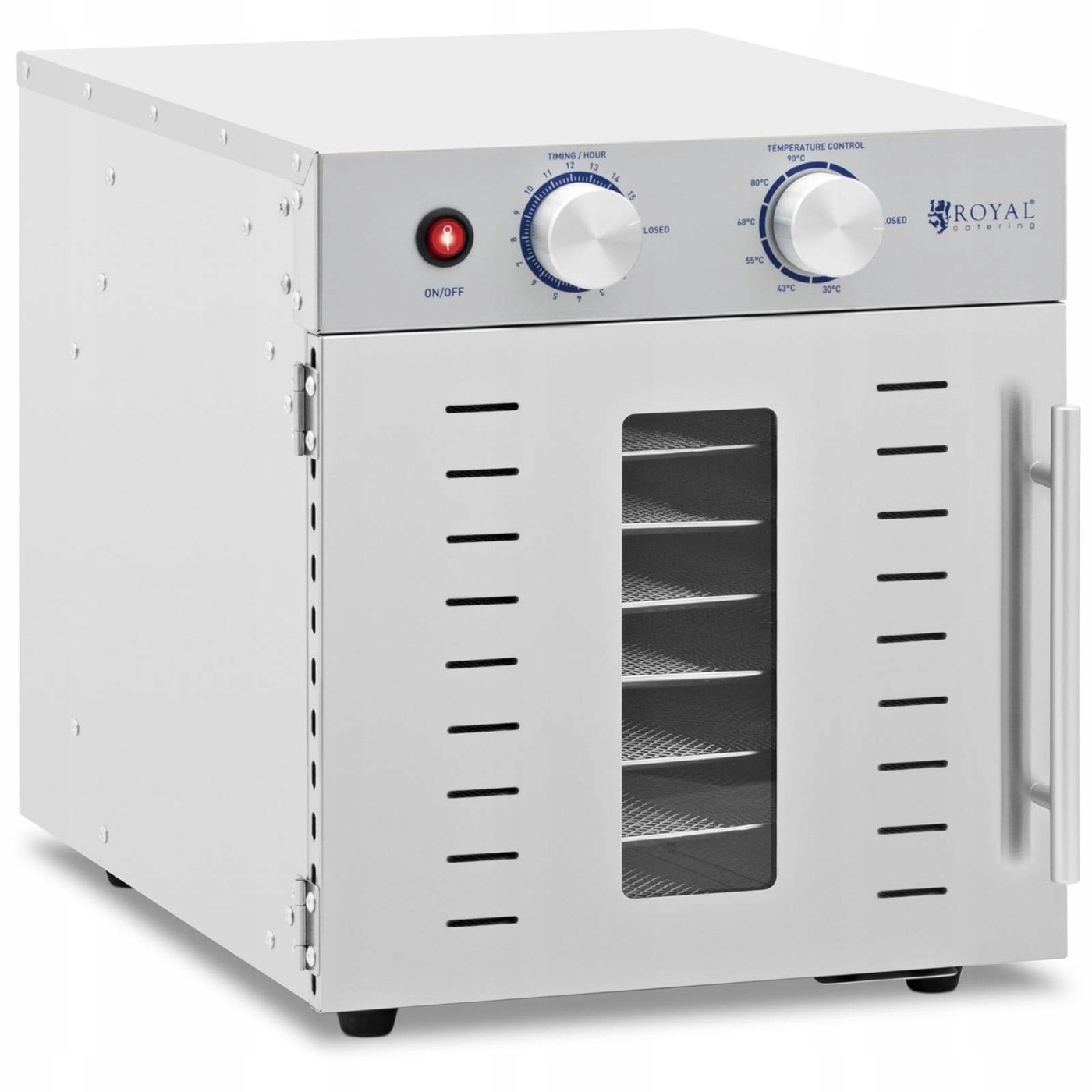 Suszarka do żywności 800W 8 rusztów Royal Catering RCDA-800/23S 10012682