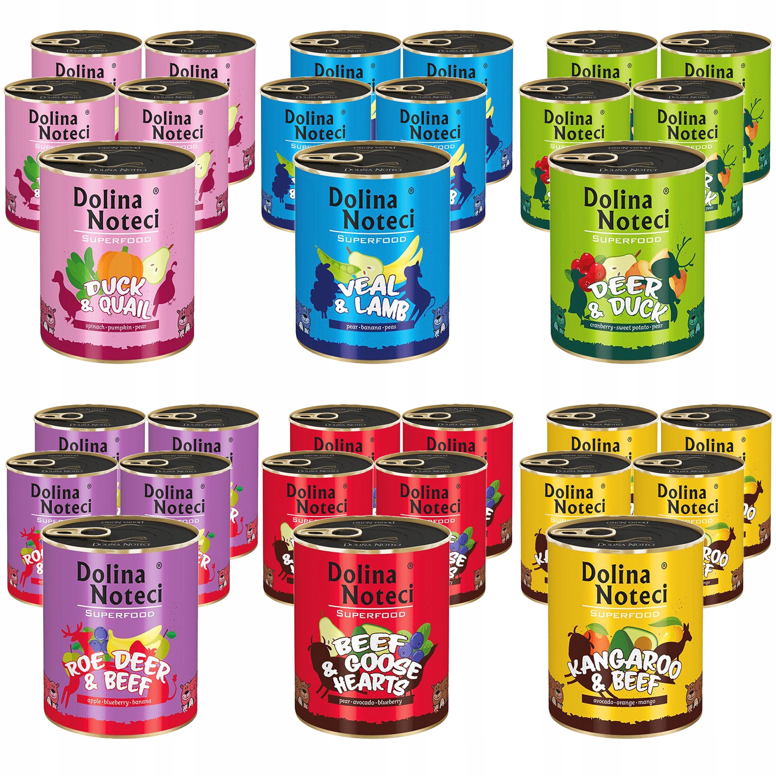 Dolina Noteci Superfood Krmivo pro psy MIX 30 x 800 g