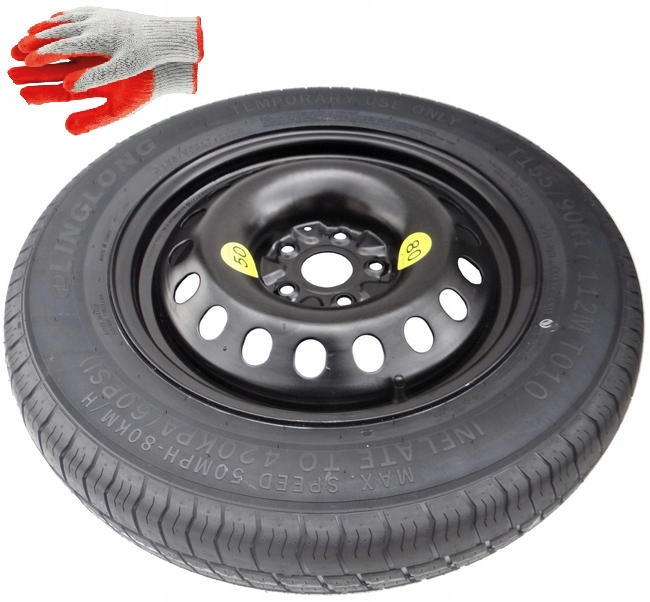 nové Dojezdové Kolo 155/90 R17 Mercedes Glk (2008-2015)