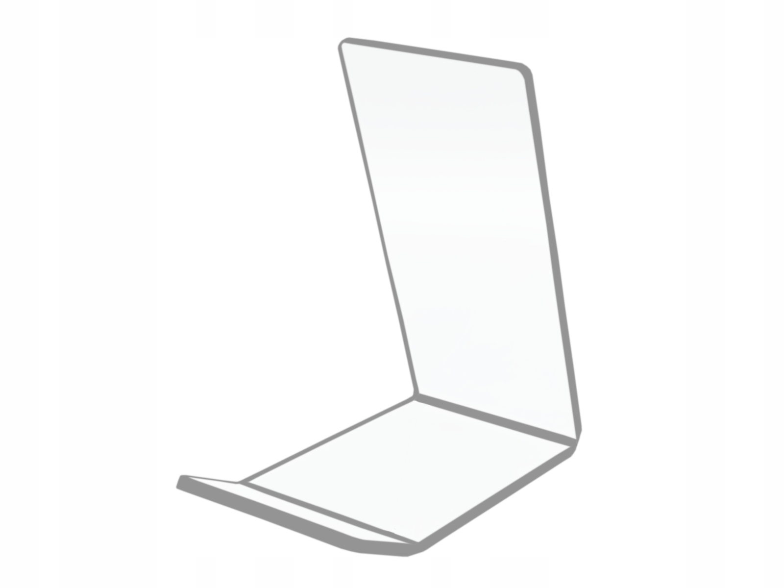 STOJAK PODPÓRKA KSIAŻKĘ PŁYTĘ PLEXI PRZEZROCZYSTA Kod producenta KS 01