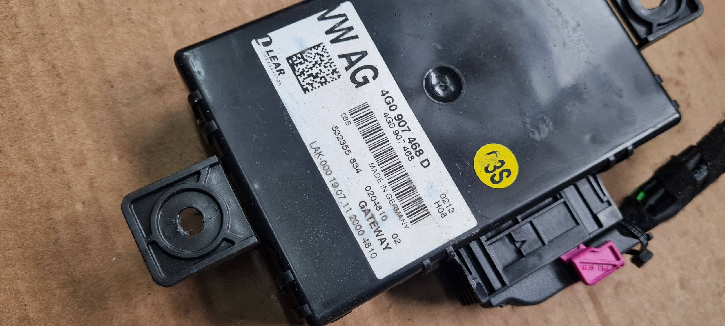 A6 C7 4G module control unit GATEWAY 4G0907468D A7 4G