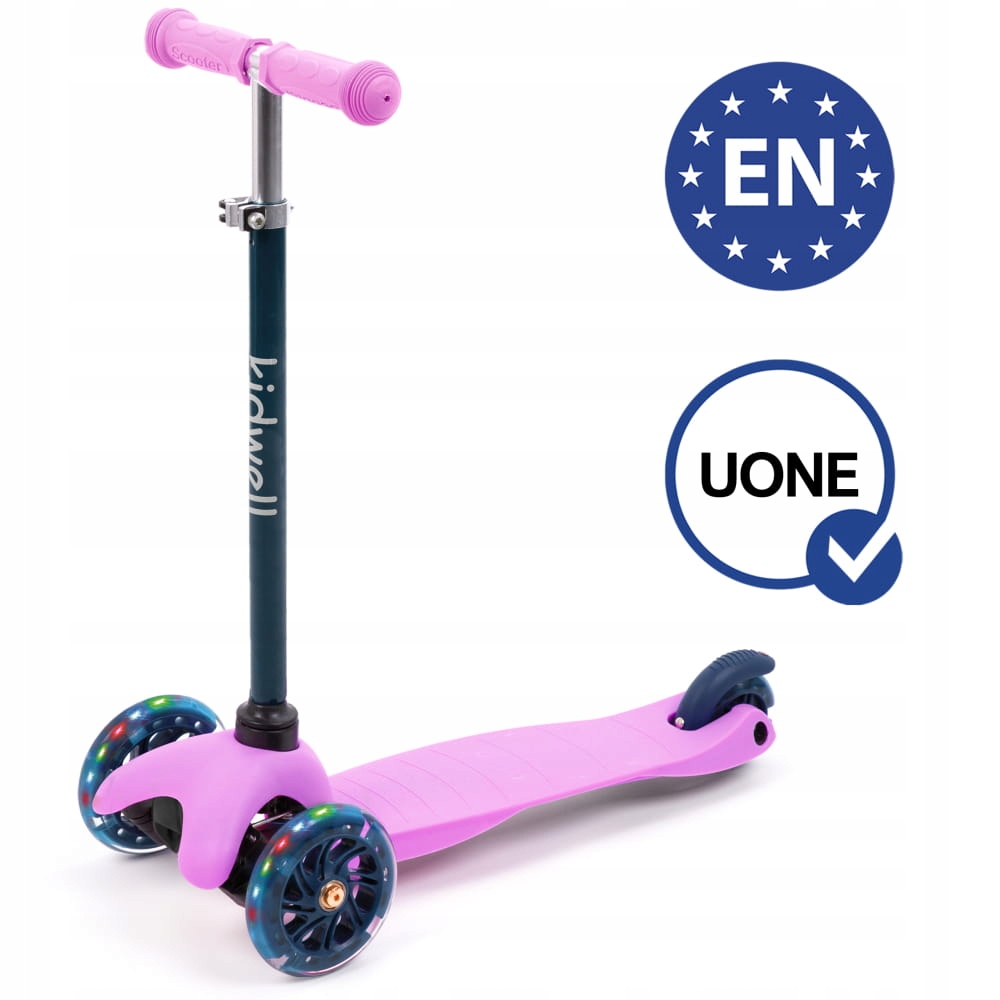 KIDWELL HULAJNOGA TRÓJKOŁOWA BALANSOWA KOŁA LED Marka Kidwell