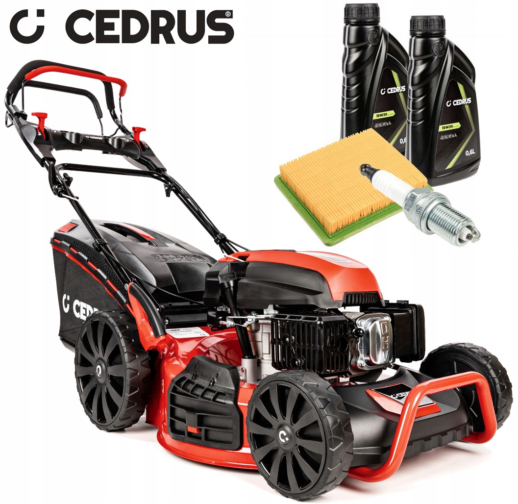 Cedrus KS56S Kosiarka Spalinowa Napęd 56 CM 5,7 Km 196 CM3 Kosz 65L Gratisy