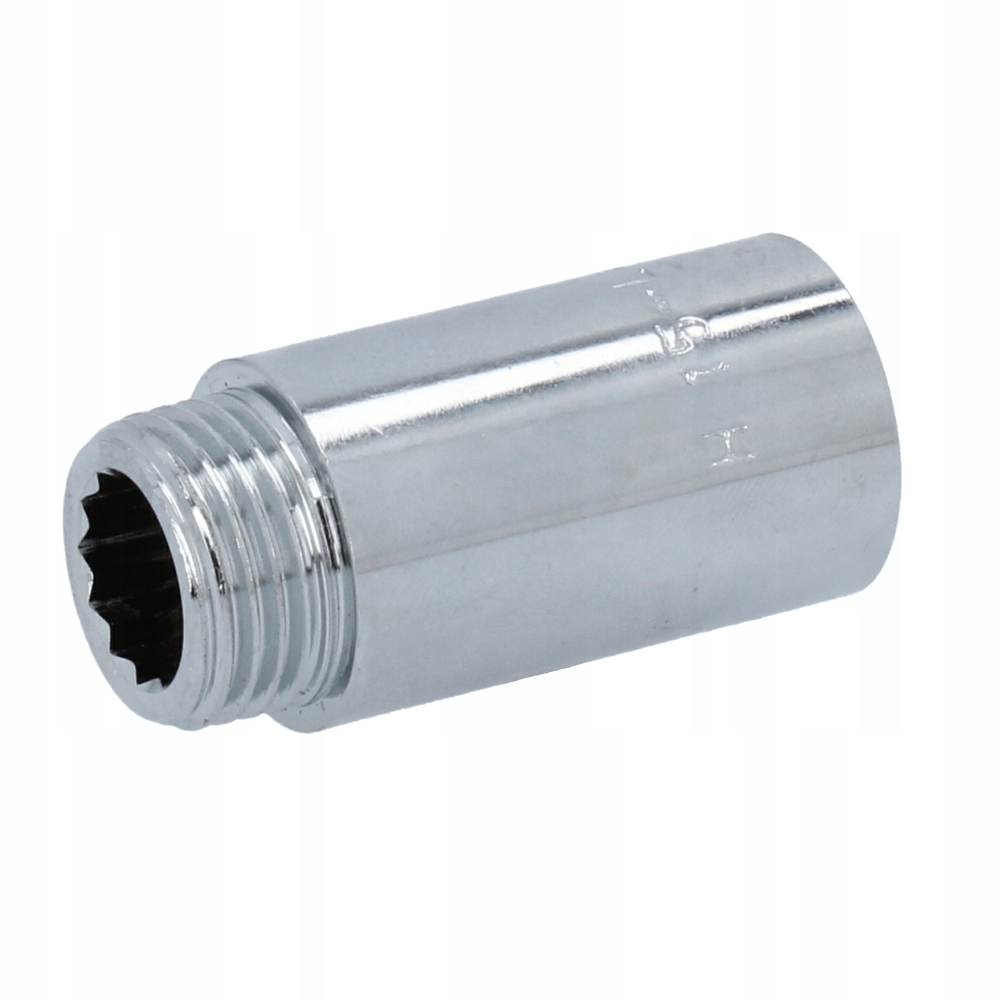 

Złączka niklowana przedłużka 1/2'' 40 mm mosiądz