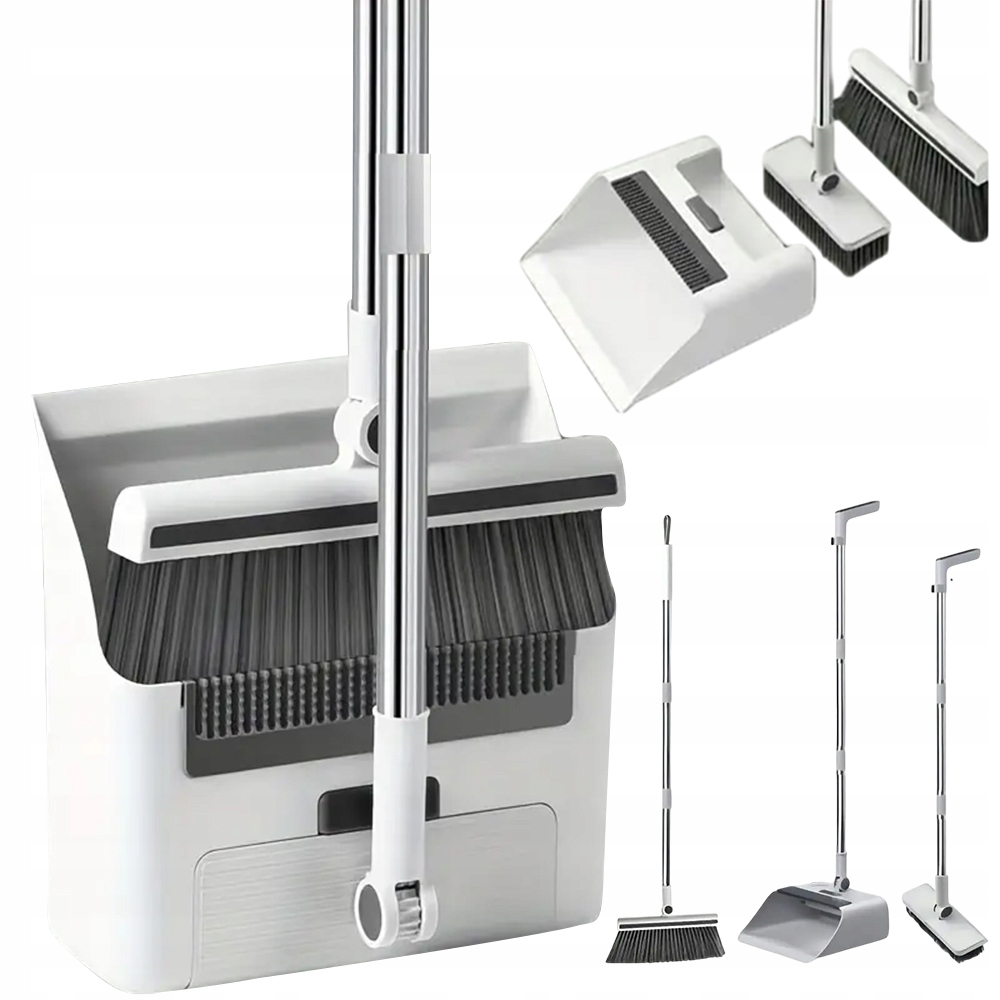 Sada Na Úklid A Zametání 124 CM, Lenoch, Metla S Tyčí A Lopatkou
