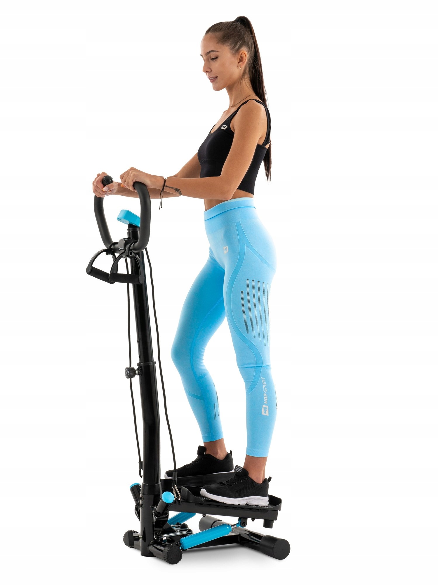 Stepper twist s držadly a expandéry Hop Sport Noble modrý