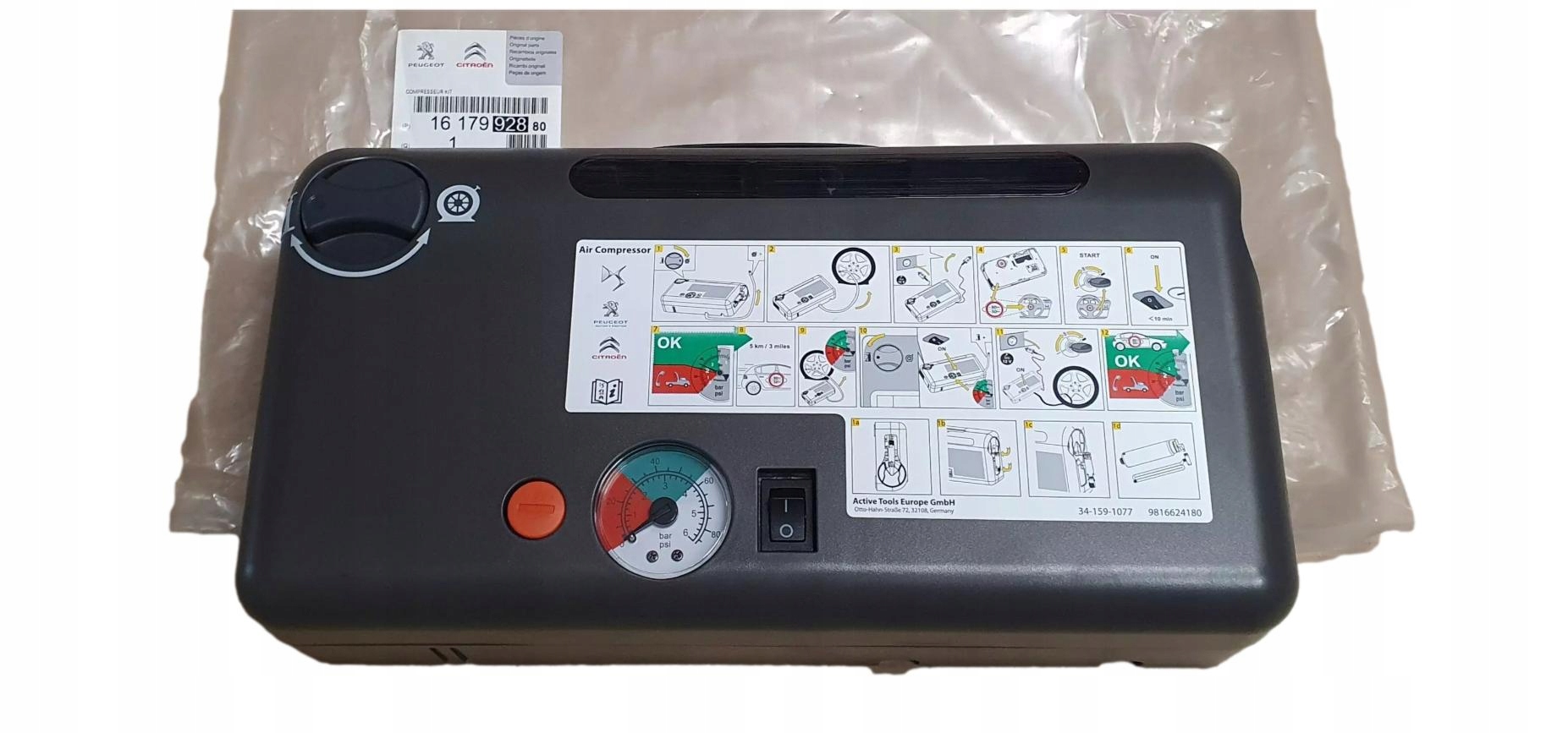 Kompresor Citroen Peugeot 1617992880 Originál