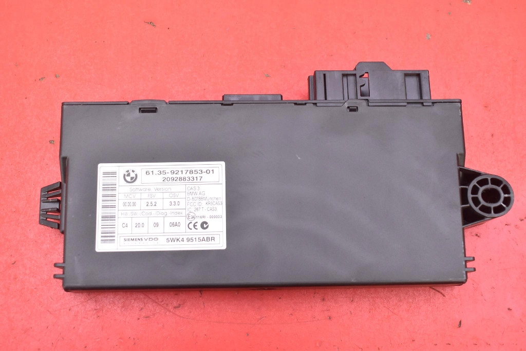 control unit module CAS 9217853 BMW E90 E91 3.0i 218 KM LIFT 08-13