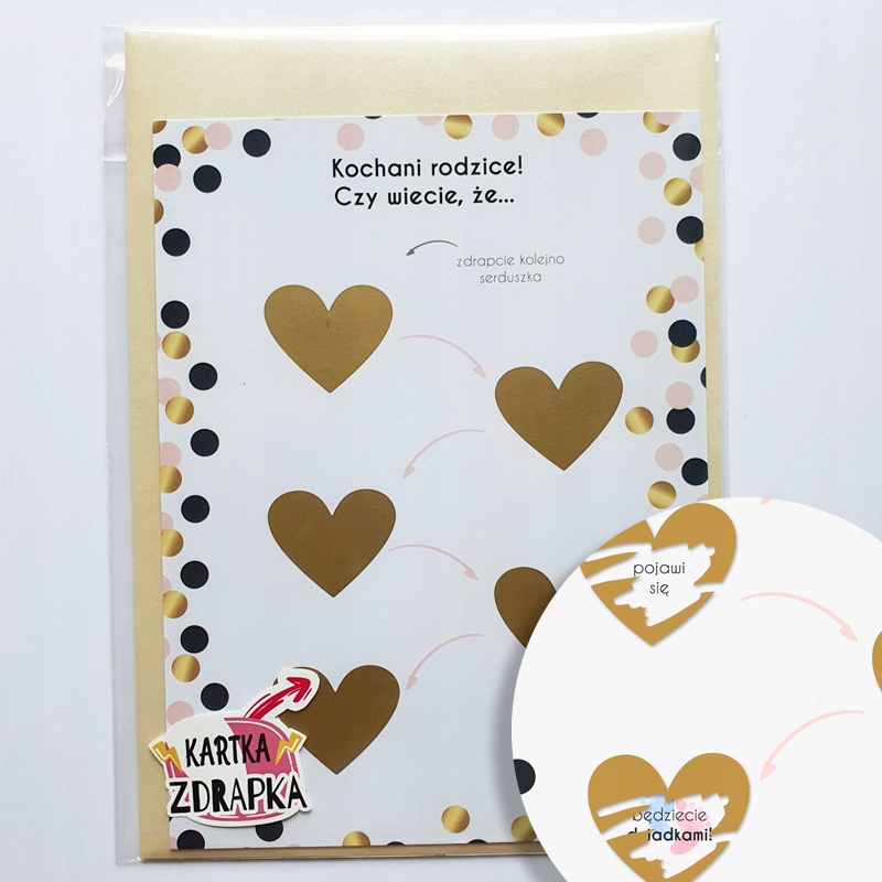 

Kartka zdrapka - Ciąża zostaniecie dziadkami