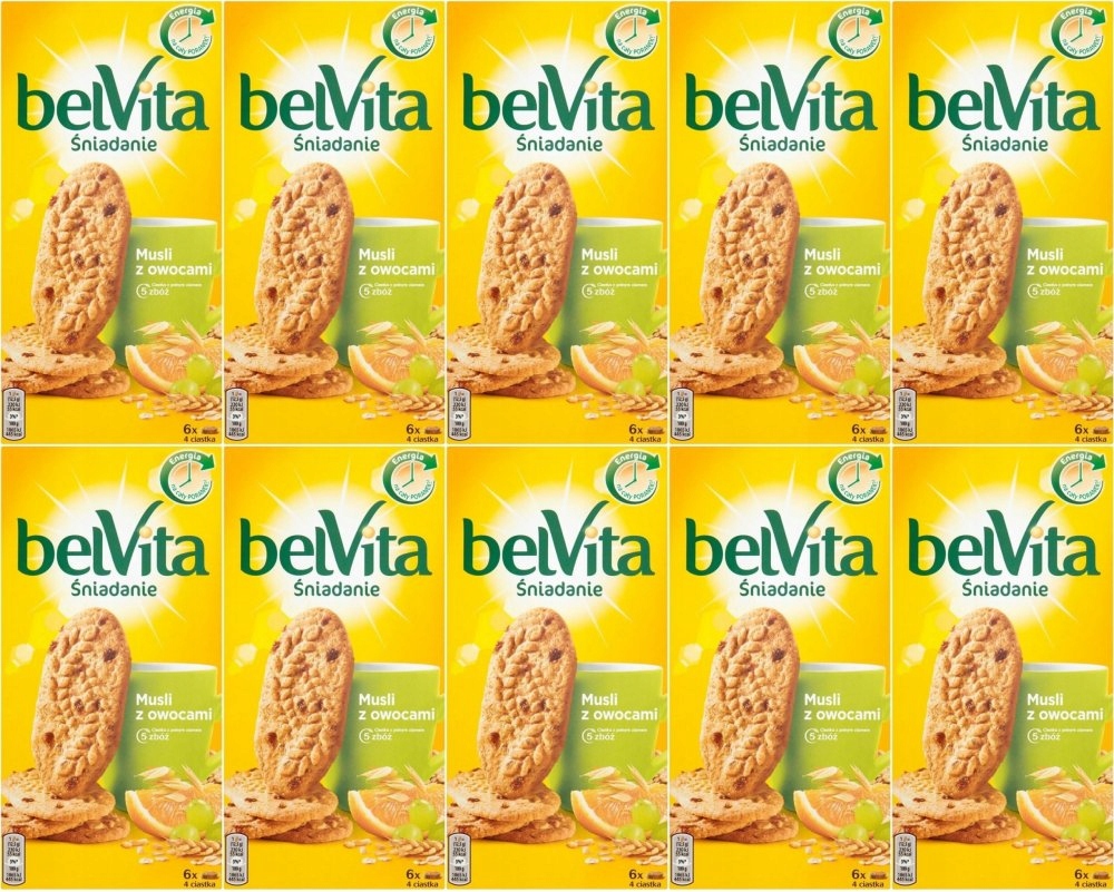Belvita Original Muesli Ciastka Zbożowe Musli x10