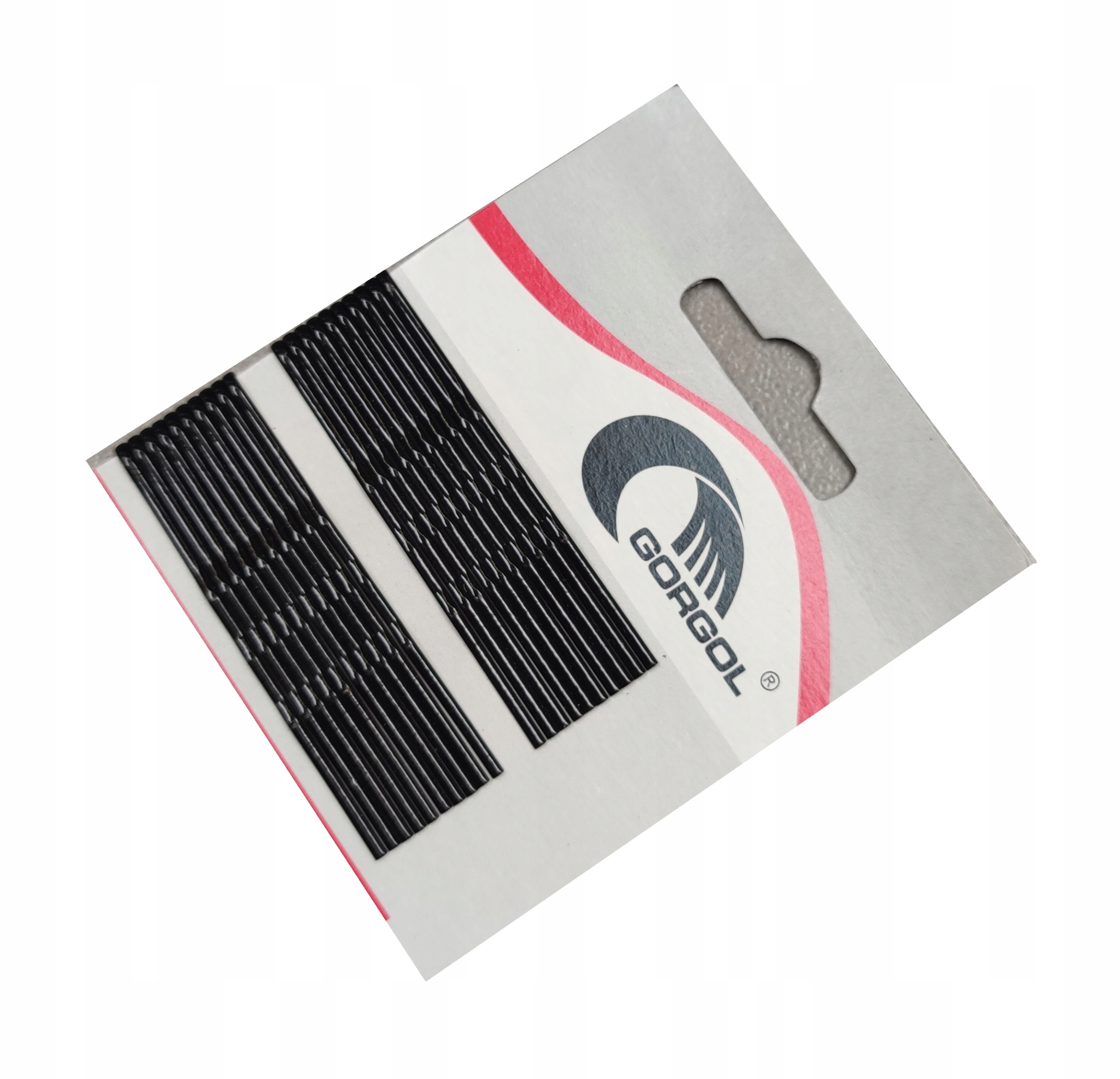 

Gorgol wsuwki spinki do włosów koka czarne 6 cm