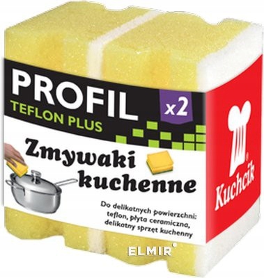 Levně 17 x Kuchcik Houbička na nádobí Profil 2 kusy