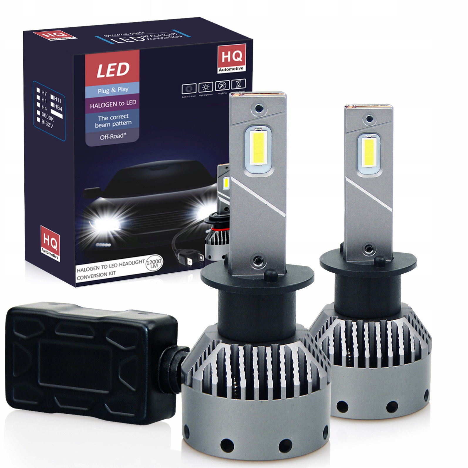 Set H1 Led 45W E-Vision Canbus 100 % 12000 lúmenov 400% viac svetla