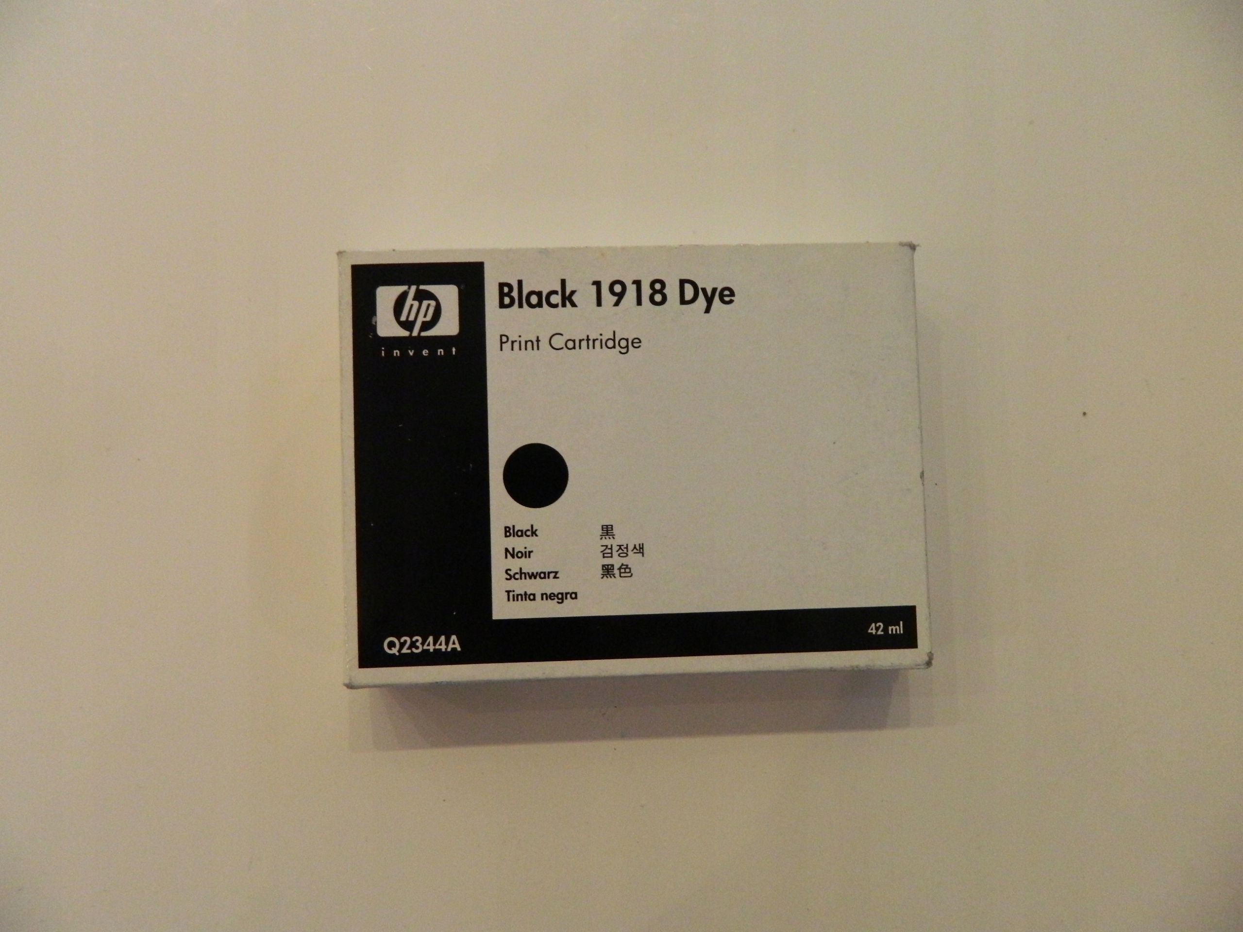 Inkoust Hp Black 1918 Dye Q2344A Originál