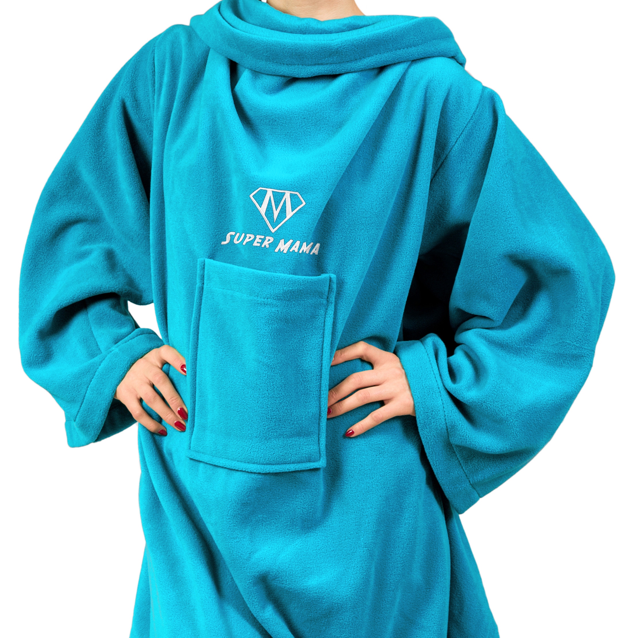 Dekový župan Mama Modrý dárek pro maminku k narozeninám