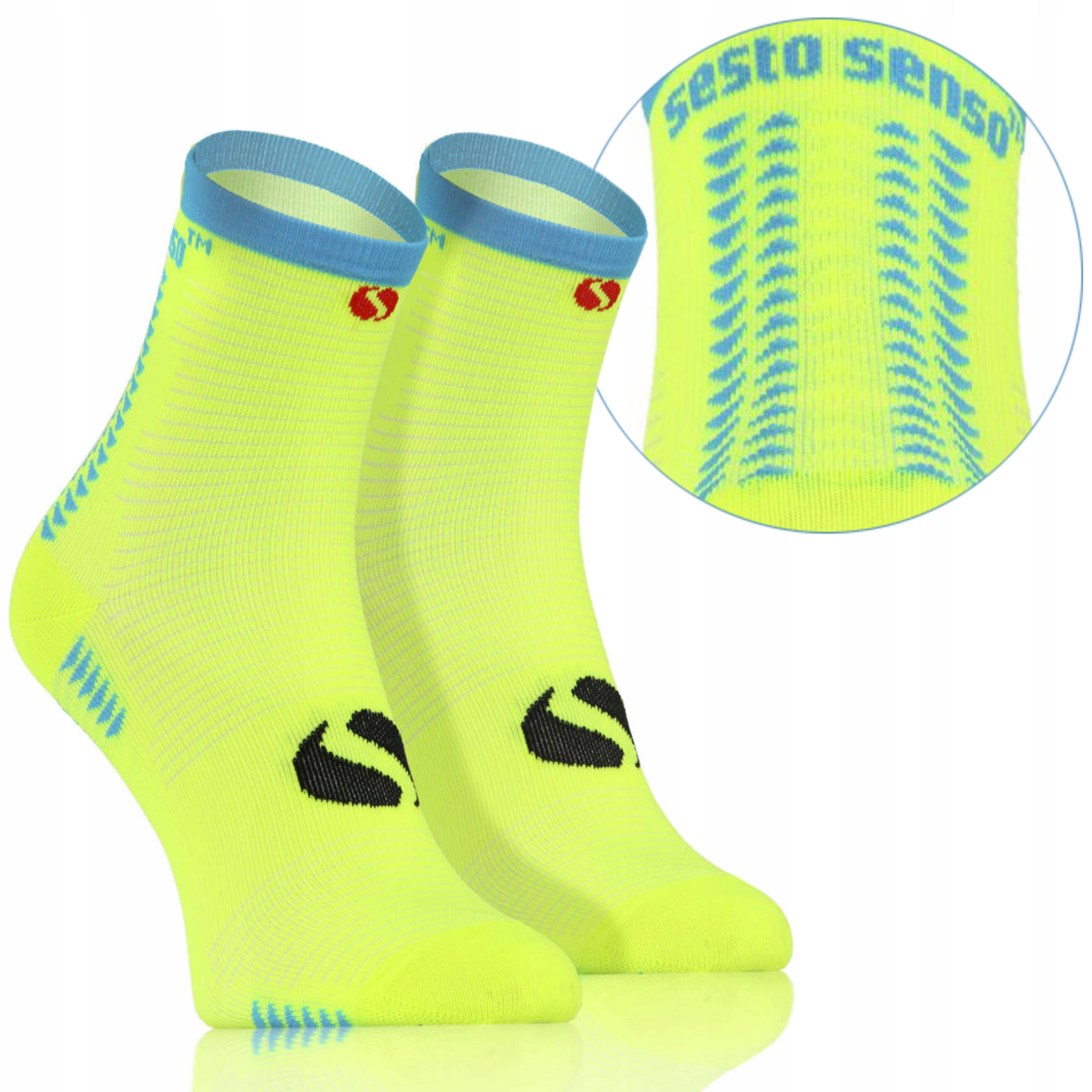

Bezszwowe skarpety SKB01 Sesto Senso żółty 39/42