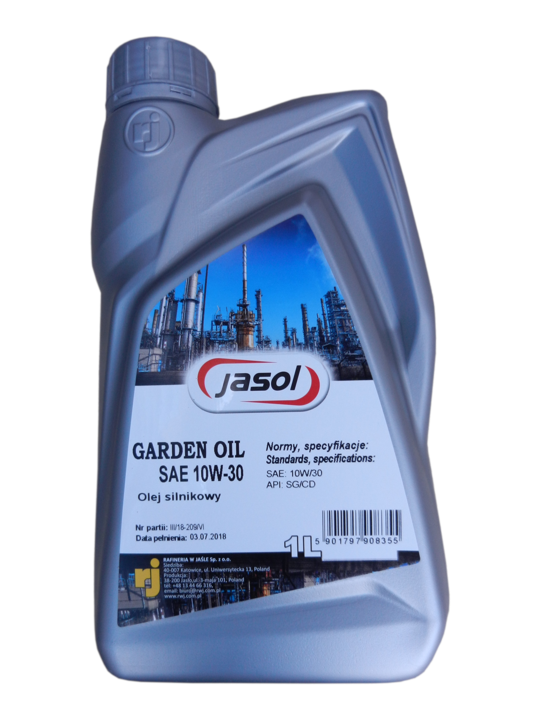 

Jasol Garden Oil olej ogrodniczy Sae 10W30 1L
