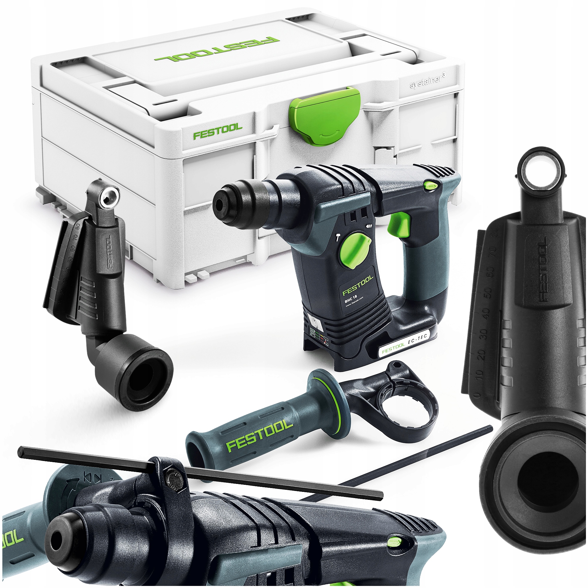 Młotowiertarka Akumulatorowa Udarowa Festool Bhc 18-Basic 577600 Dysza