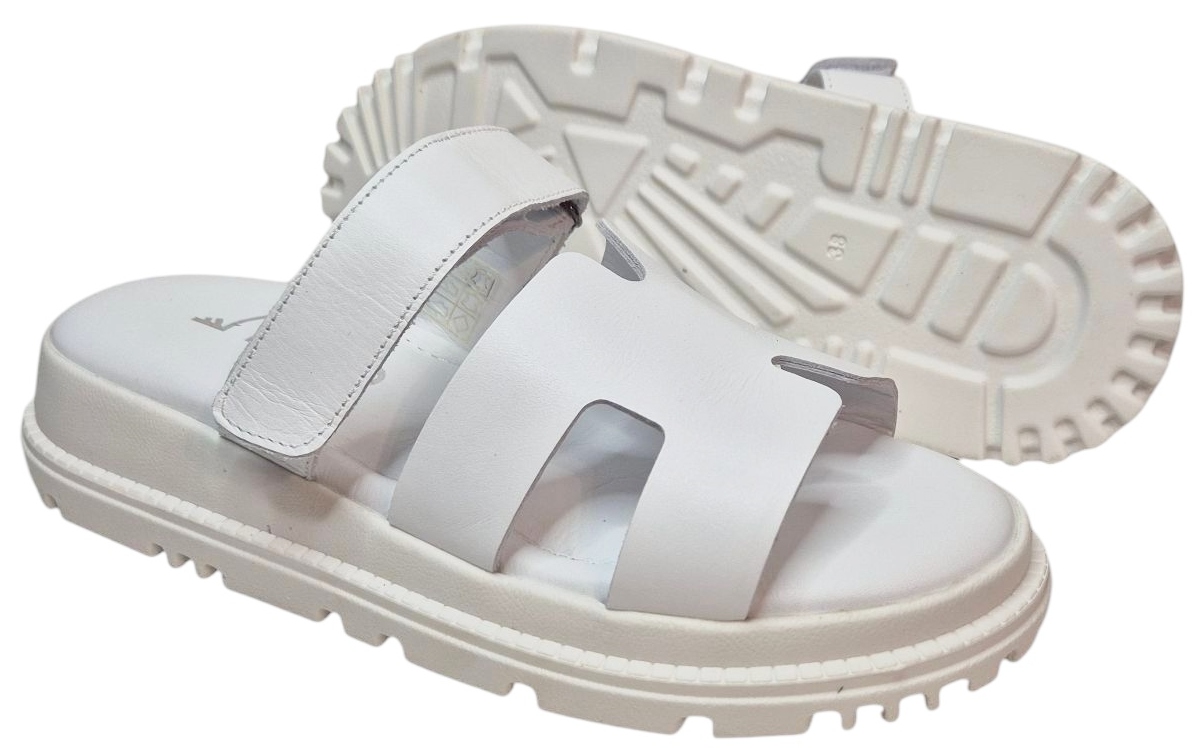 Modo Bílé Nazouváky s nastavitelným páskem, velikost vel.