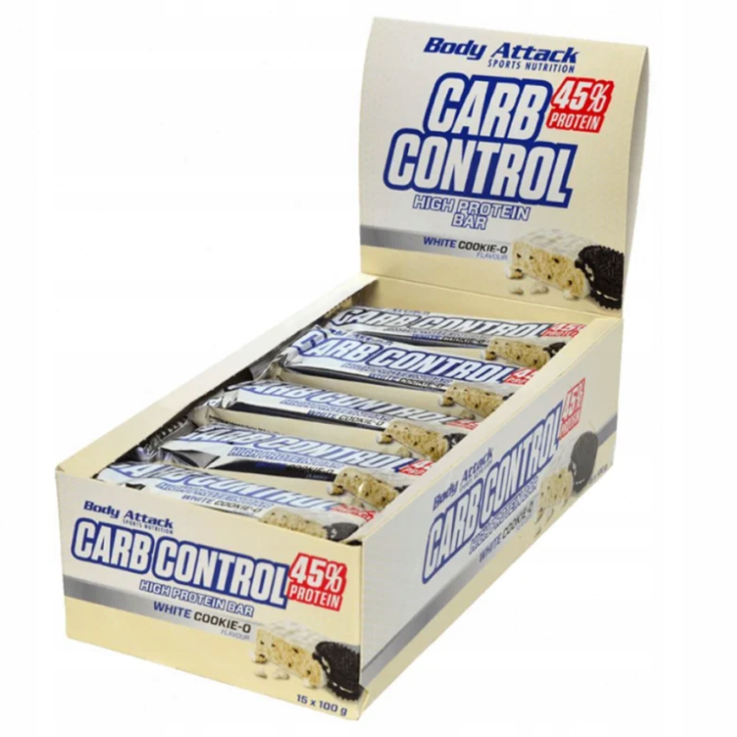 Proteinová Tyčinka Body Attack Carb Control 15 x 100 g Bez Lepku