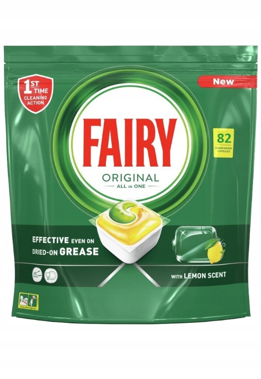 

Fairy All-in-1 Lemon Tabletki do Zmywarki 82 szt