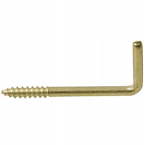 

Hak Haczyk Prosty Wkręcany 2,5x25mm Złoty 24 szt