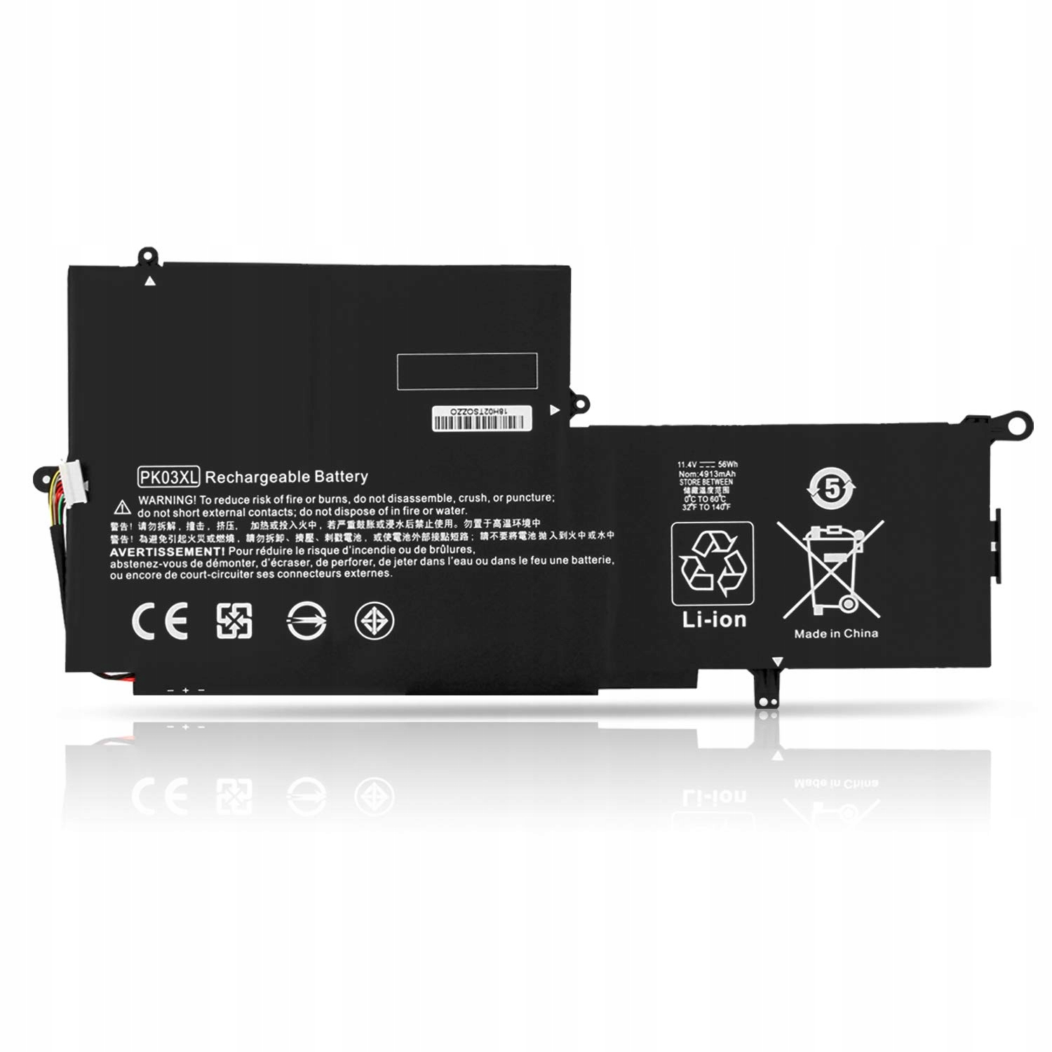 K Kyuer PK03XL Bateria do laptopa Hp Spectre Pro