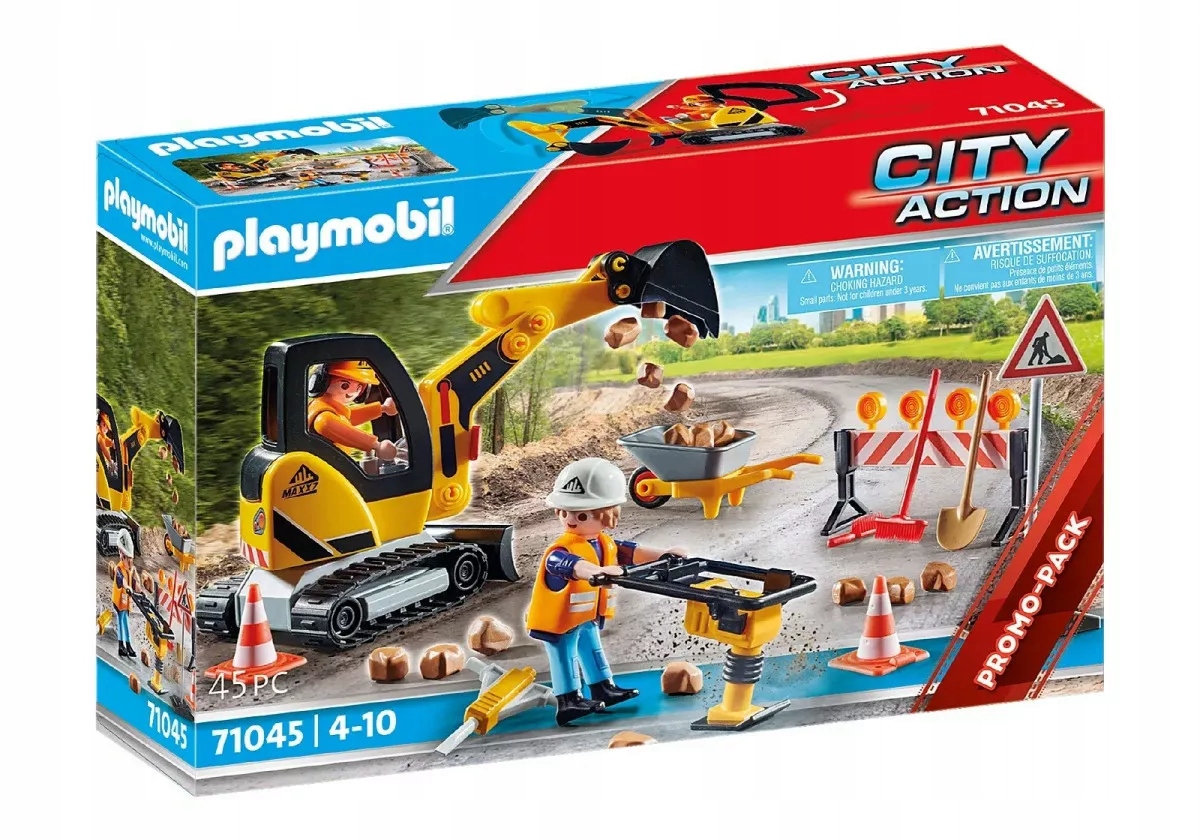 PLAYMOBIL 71045 ROBOTY DROGOWE