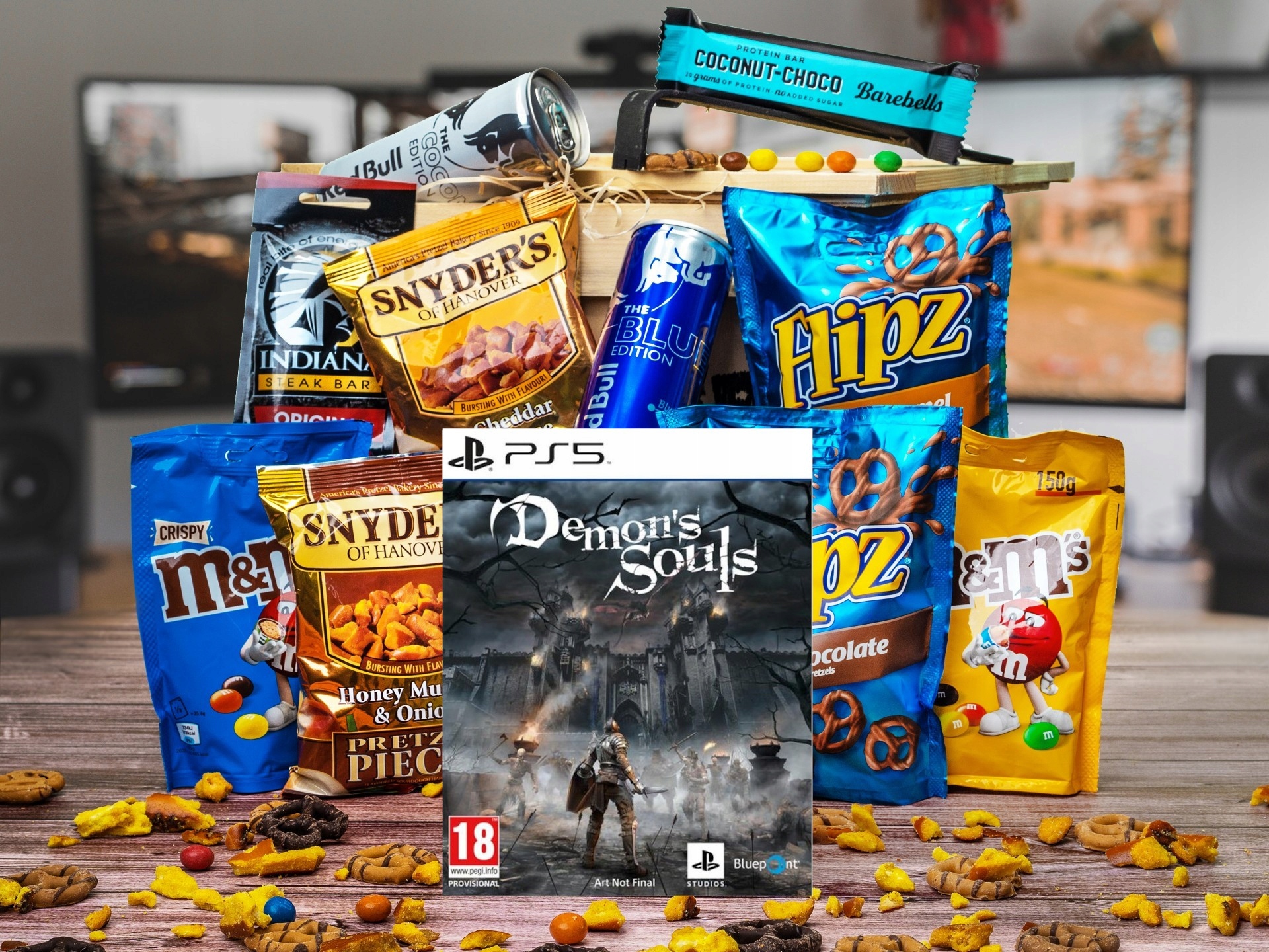 Dárková bedna pro hráče s Demon’s Souls (PS5), Narozeniny, Vánoce, Svátek