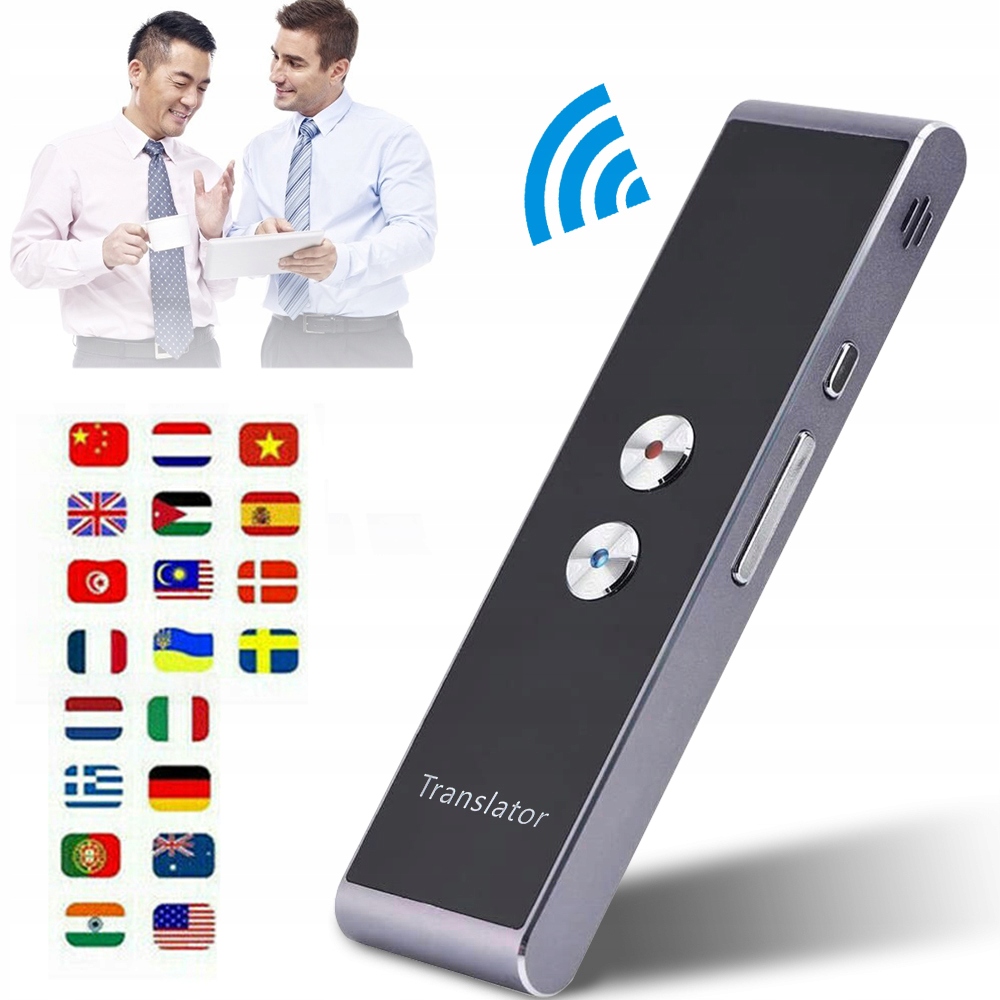 Přenosný Elektronický Překladač Řeči, Překladač Wifi, 33 Jazyků