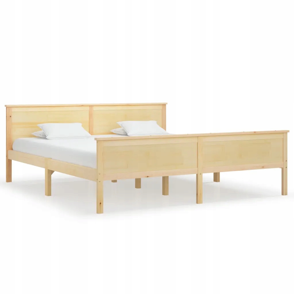 vidaXL Rám postele, masívne borovicové drevo, 180x200 cm