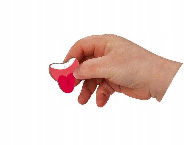 Układanka magnetyczna Magnetibook Śmieszne buzie Dziewczynka 3 lata+, Janod Liczba elementów 65