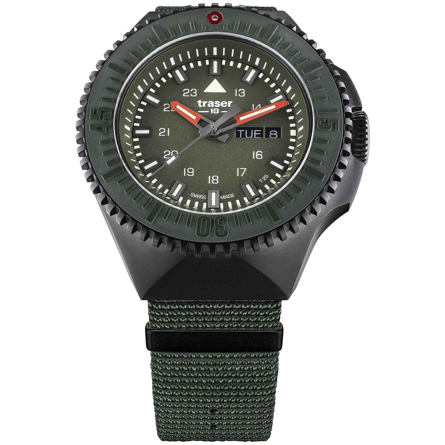 Zegarek Męski Traser TS-109858 zielony pasek