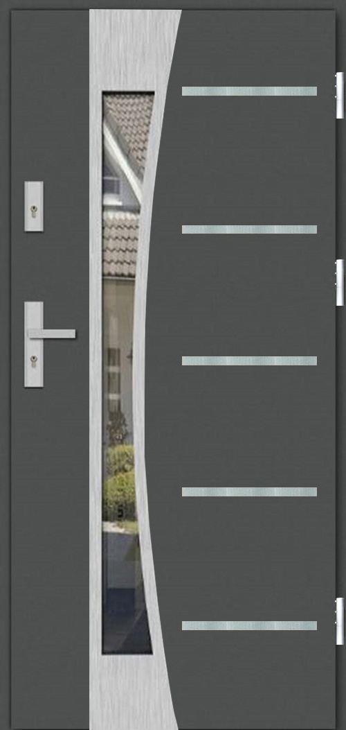 POLSKIE DRZWI ZEWNETRZNE INOX14ZD 72MM TERMO 100CM 100TKI UD 1,3 Kod producenta INOX 14ZD 72MM TERM OŚC 100TKI