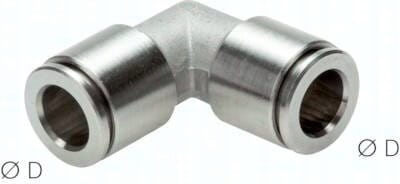 Úhlová zástrčková spojka 4 mm nerezová ocel