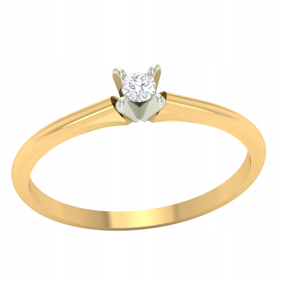 Klasický Prstýnek Ze Zlata Pr. 585