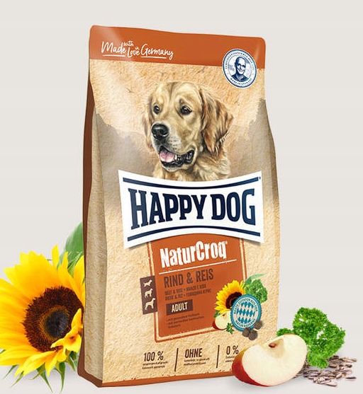 Happy Dog NaturCroq Rind&amp;Rice 15 kg