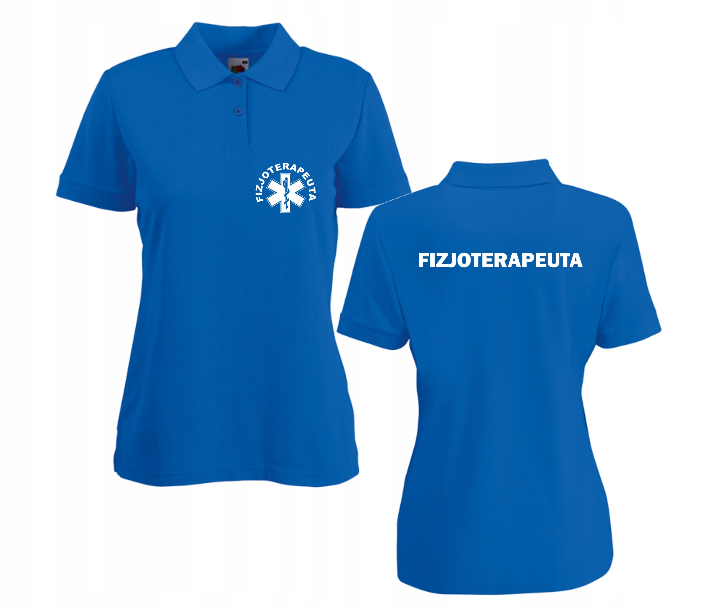 

Koszulka damska Polo Fizjoterapeuta plecy roz XL