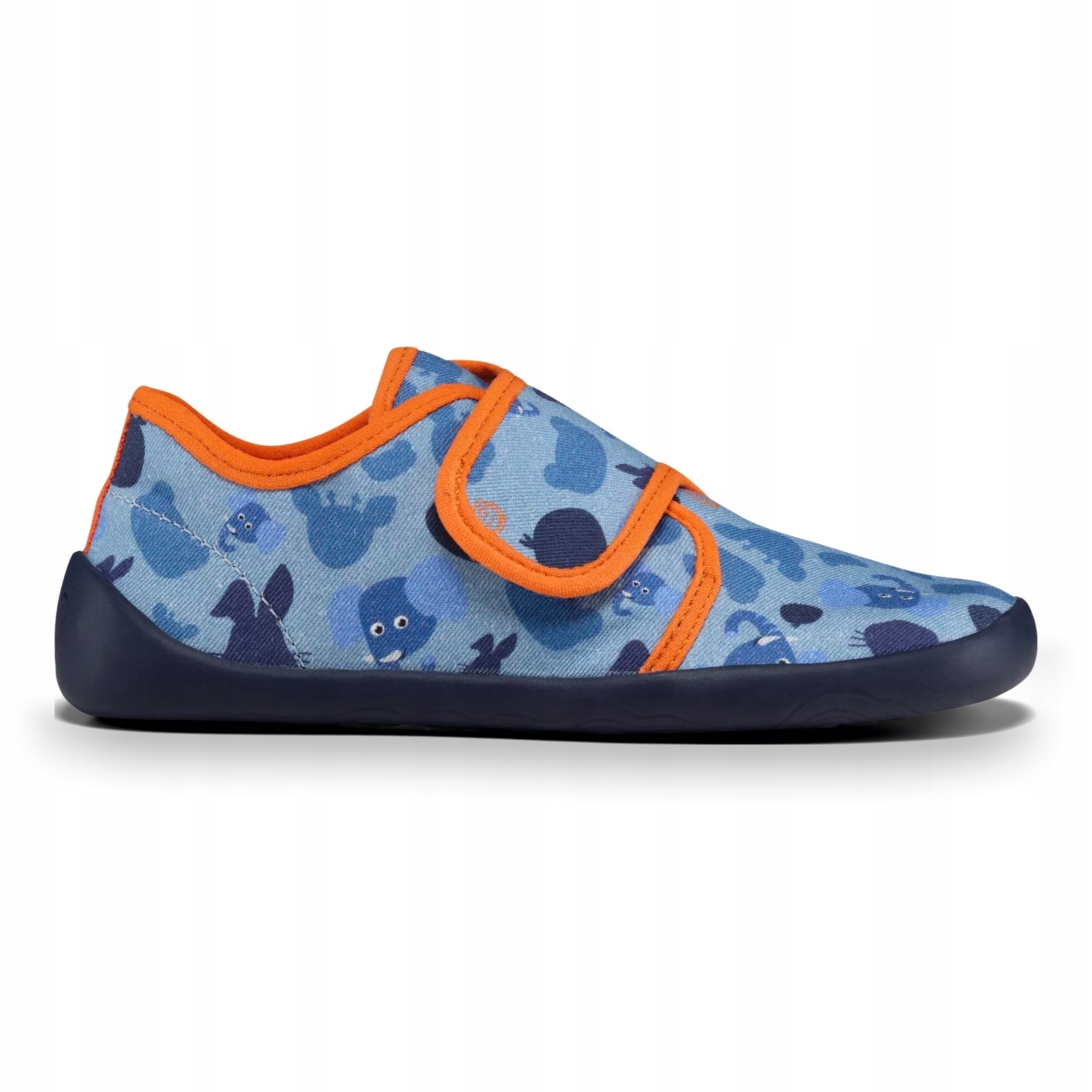 Kapcie barefoot lekkie dziecięce Affenzahn Slipper Cotton Movy Elephant 32
